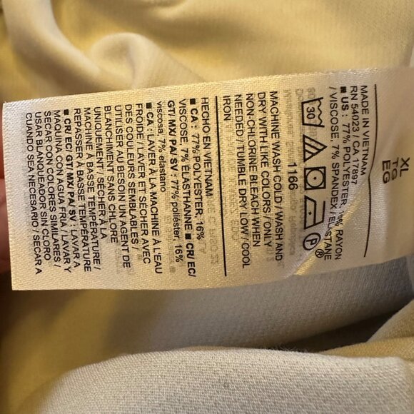 Extra High-Rise Taylor Wide Leg Trousers XL By Old Navy cream white - Picture 9 of 9